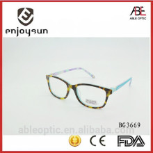 Neon tif blaue Farbe neue Stil Dame Acetat optische Spektakel Mode Rahmen